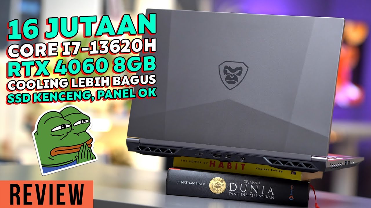 16 Jutaan Dapet RTX 4060 8GB 100Watt + I7-13620H! Review Axioo Pongo 760 v2