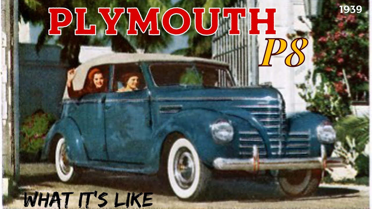 1939 Plymouth P8 Convertible sedan, one of only 387 built￼