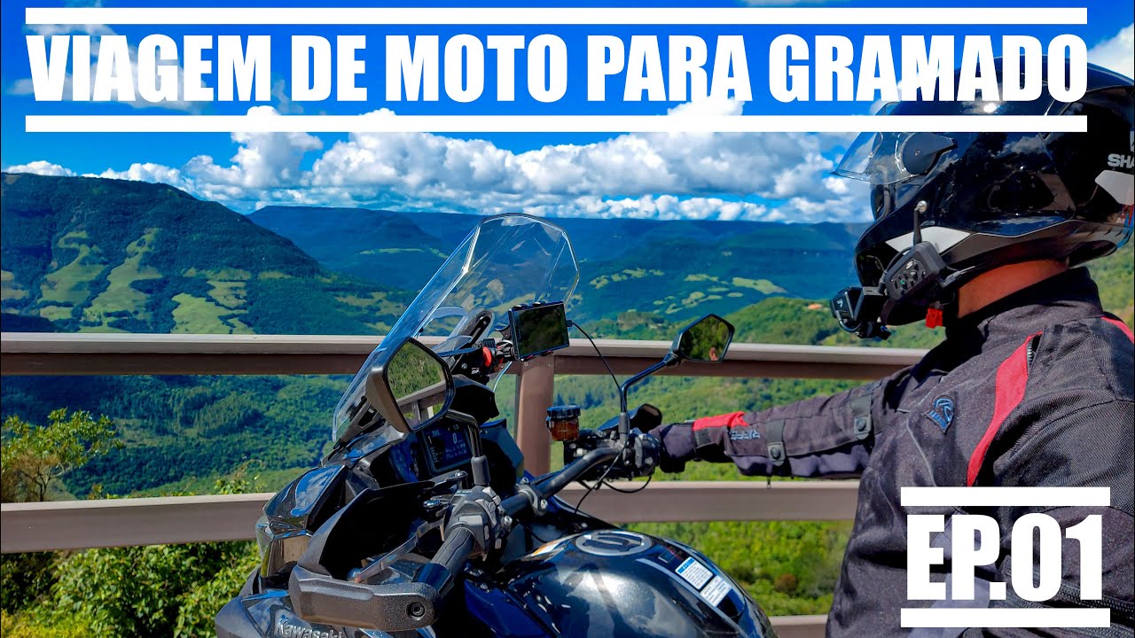VIAGEM DE MOTO PARA GRAMADO - RS  (EP01) // VERSYS 1000 GT 2020