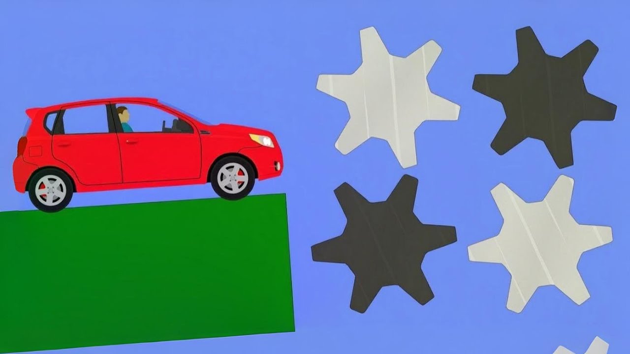 Cars vs Gears Extreme Car Crashes - Phun Algodoo Moments