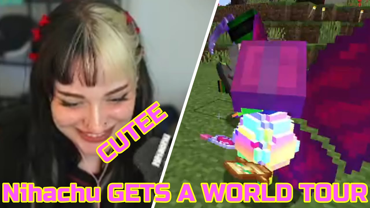 Nihachu GETS A WORLD TOUR on QSMP Minecraft