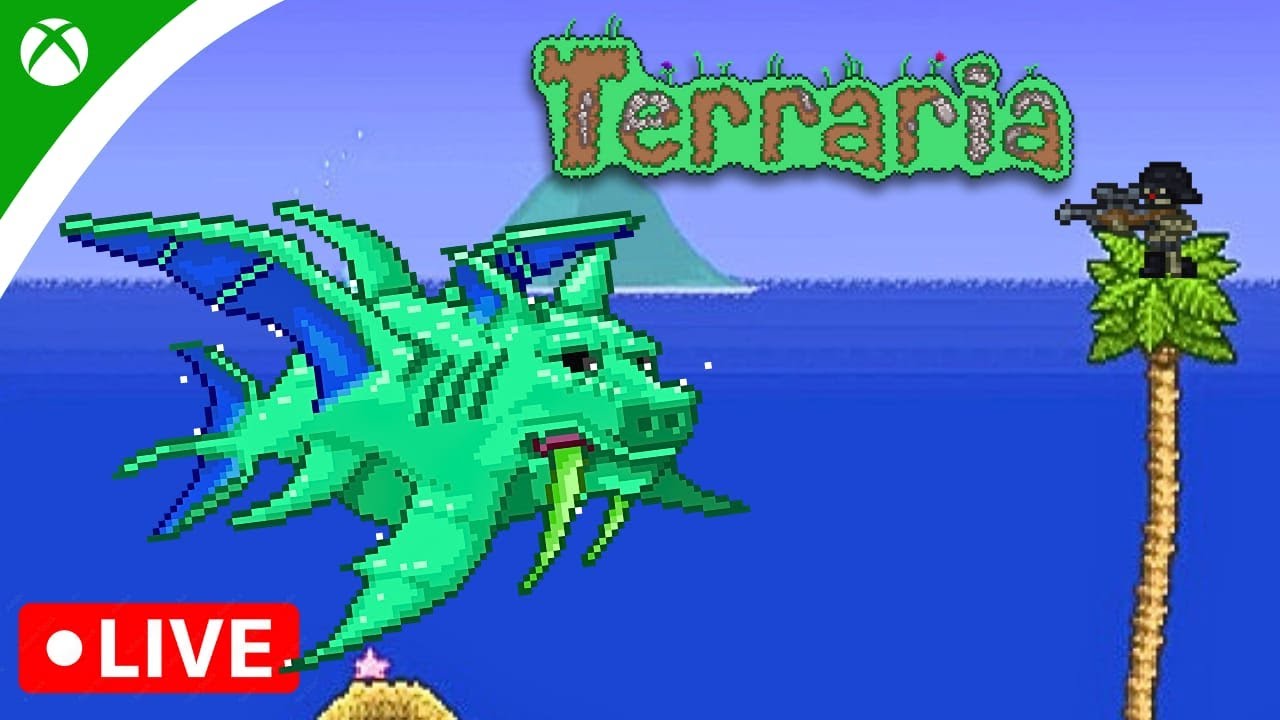 🔴 Terraria: A ÚLTIMA LIVE! 🔥 Derrotando o DUKE FISHRON antes da GRANDE ATUALIZAÇÃO!