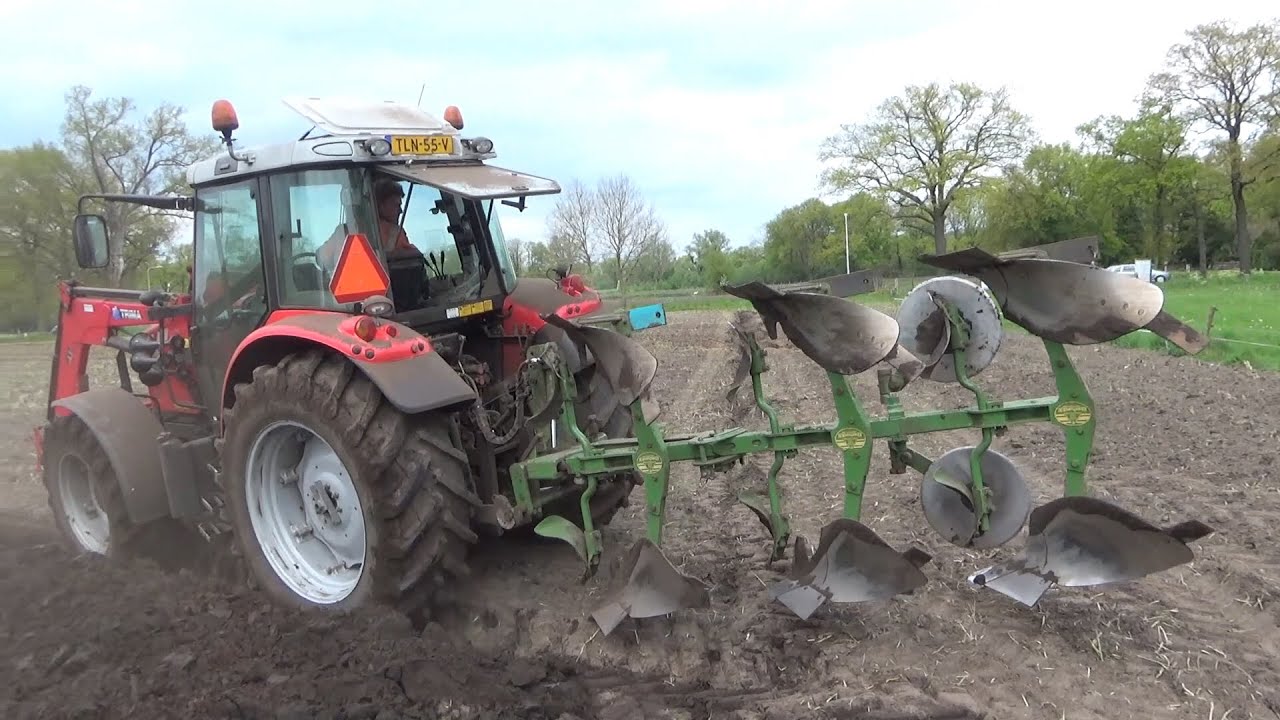 Massey Ferguson ploughing