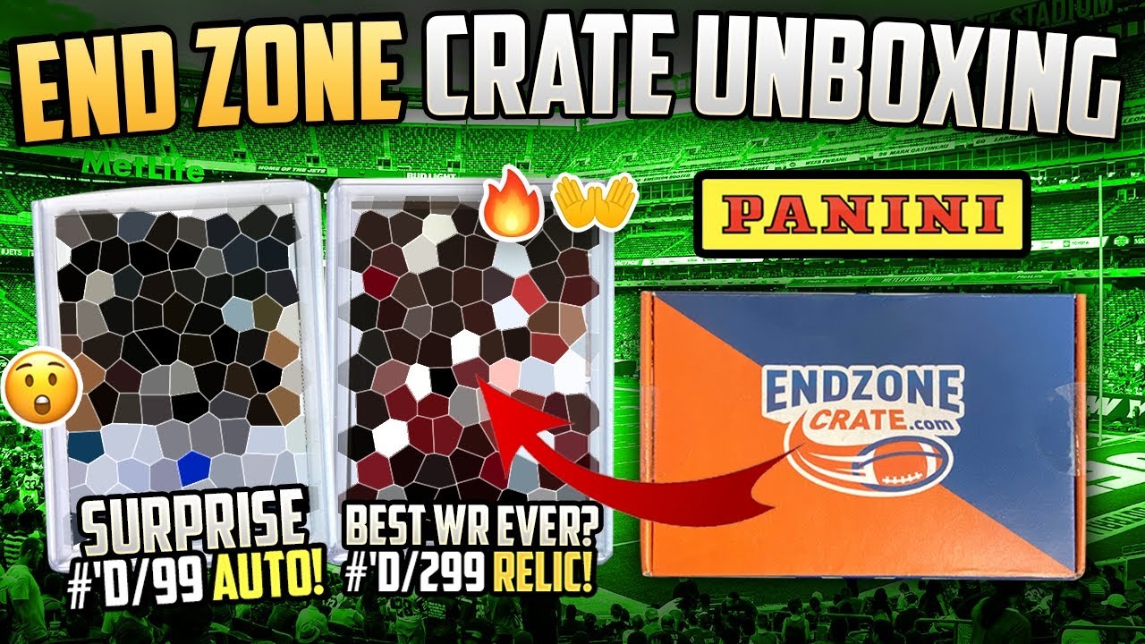 End Zone Crate Subscription Review | Football Card Repack Box