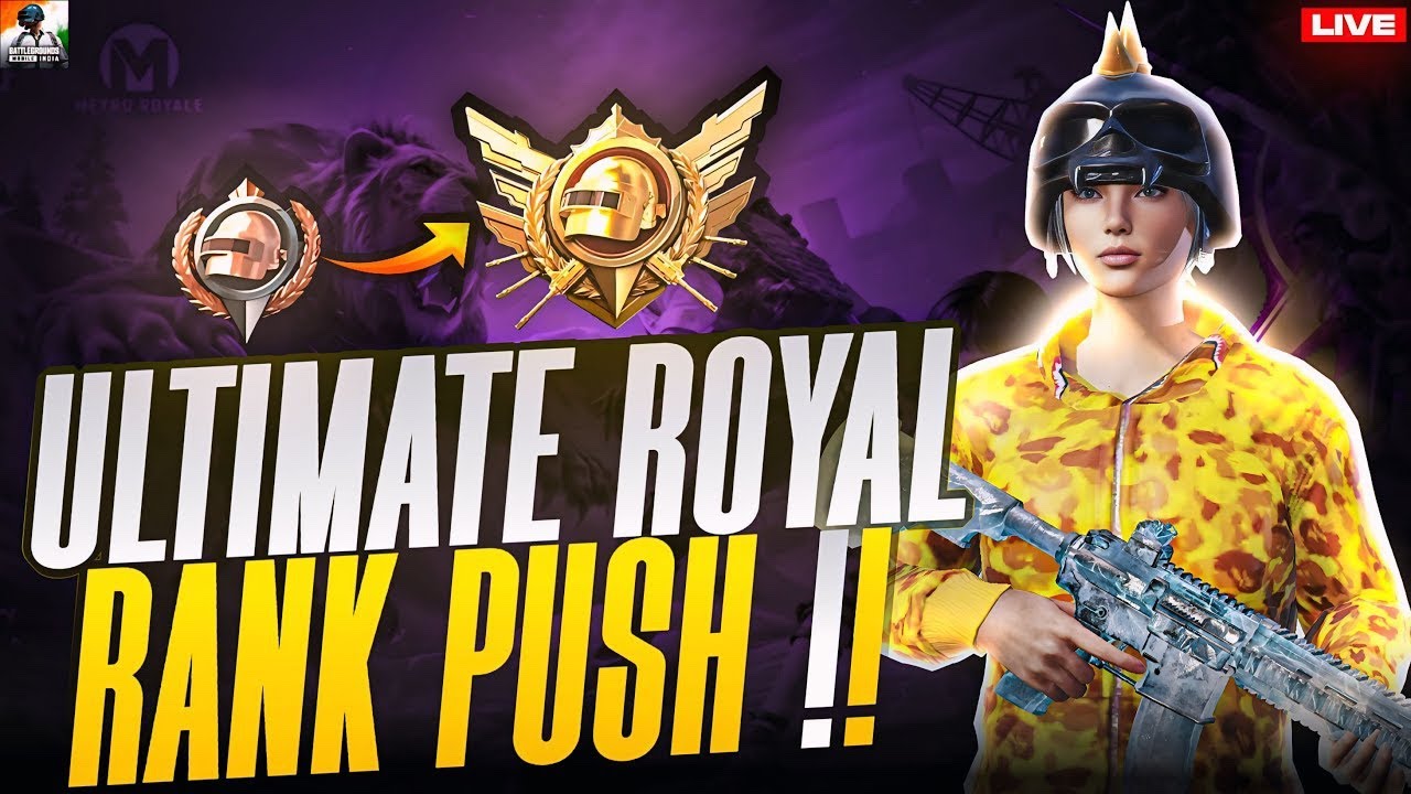 ULTIMATE ROYAL RANK PUSH / MWxAnuragLIVE IPHONE 12 PM