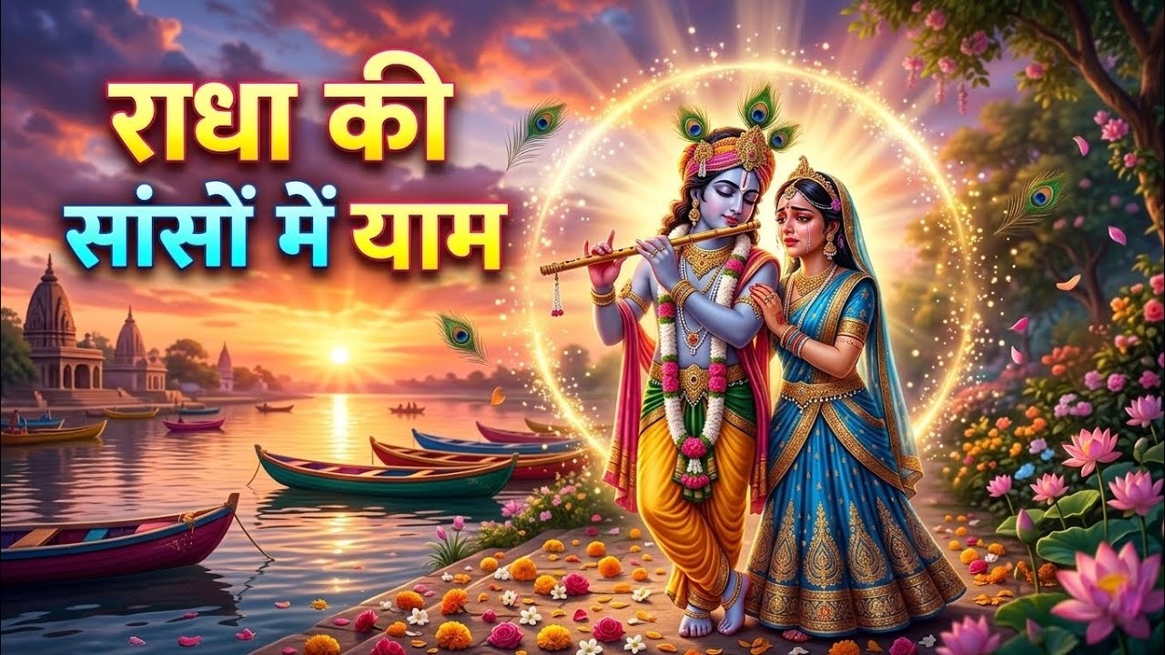 राधा की सांसों में श्याम बसे ❤️ | Heart Touching Radha Krishna Bhajan | Very Emotional Bhakti Song
