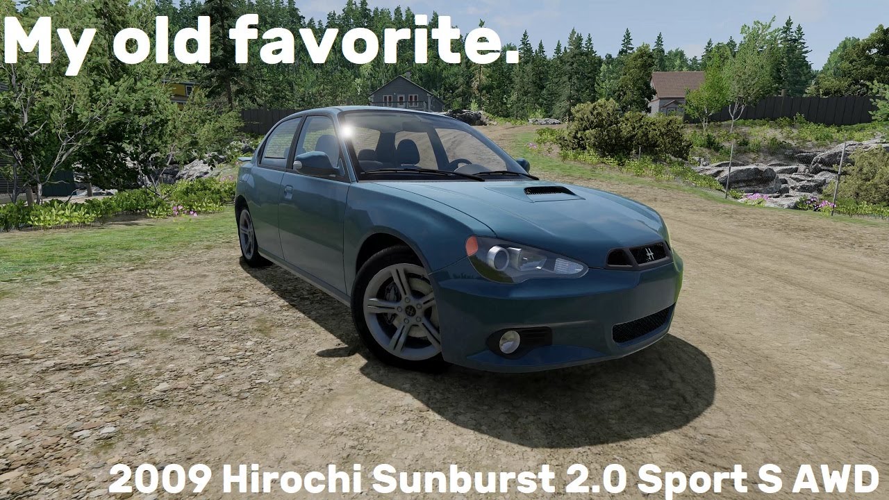 BeamNG.drive (Update 0.35) Freeroam: East Coast, USA - 2009 Hirochi Sunburst 2.0 Sport S AWD