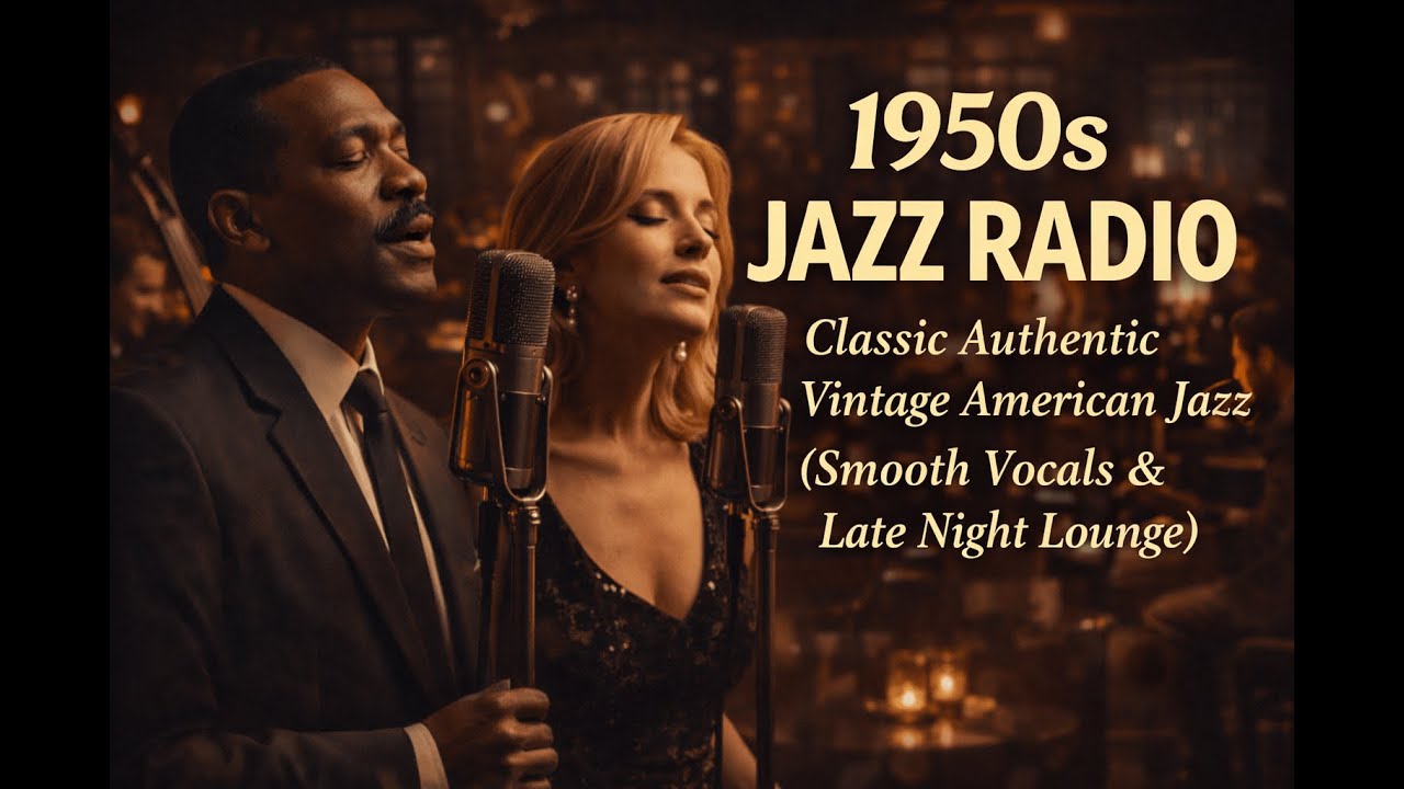 1950s Jazz Radio – Classic Authentic Vintage American Jazz (Smooth Vocals & Late Night Lounge)