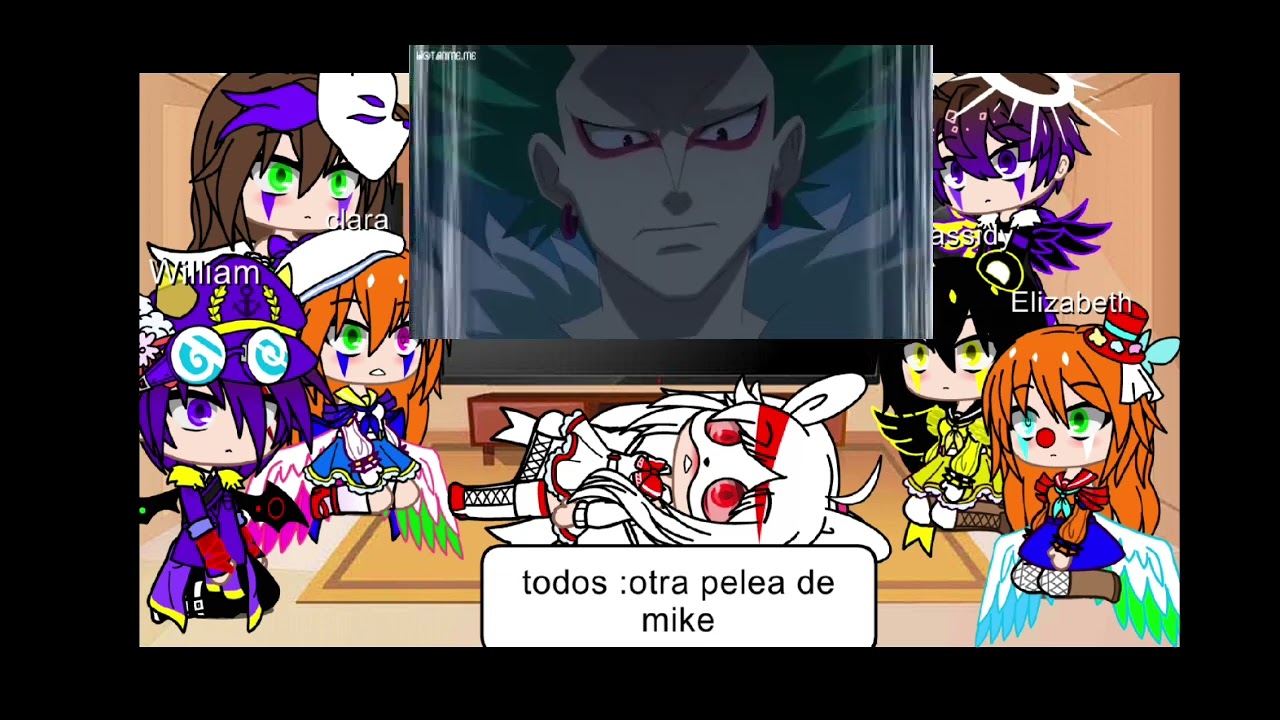 la familia afton +cassidy y charlotte y vanny reacciona a Michael afton as shu kurenai