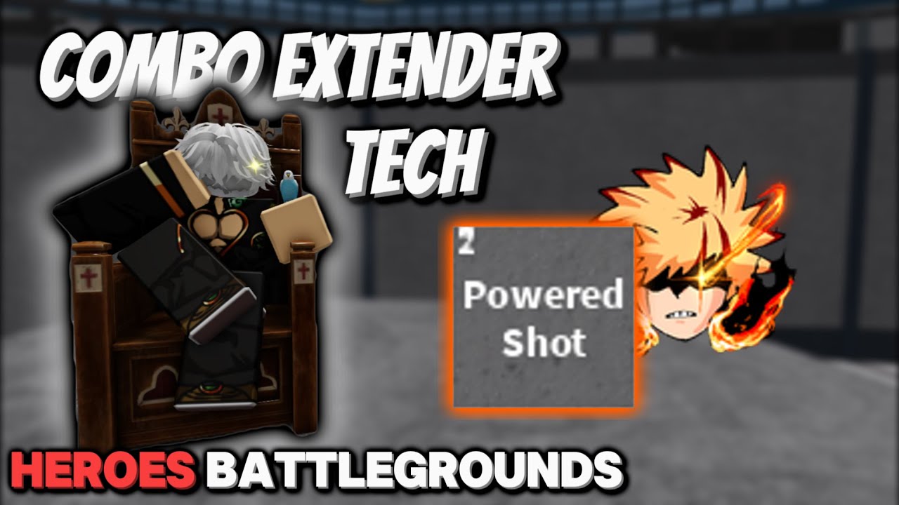 This Combo Extender Tech has a big combo potential... - Roblox Heroes Battlegrounds