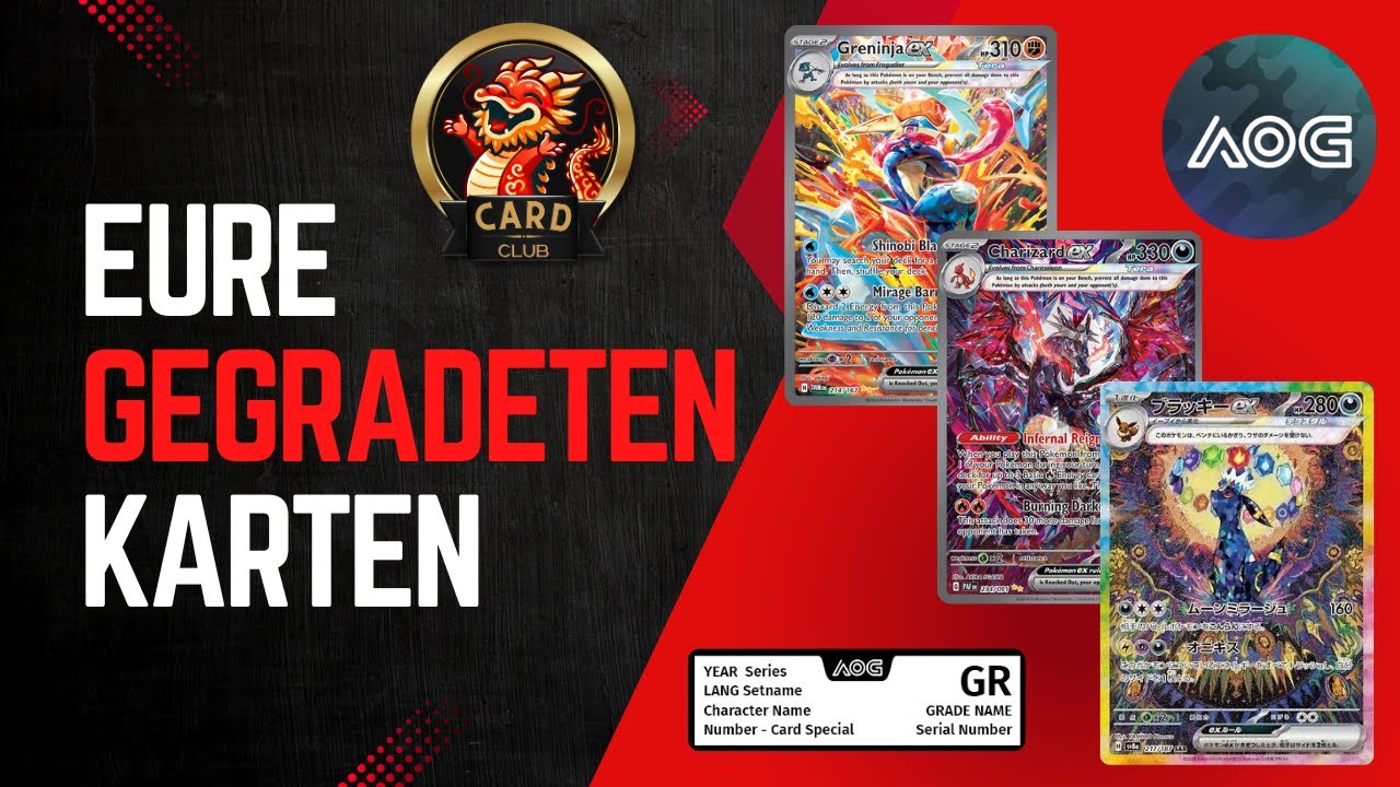 Wir packen eure gegradeten Karten aus! I AOG I Card Club