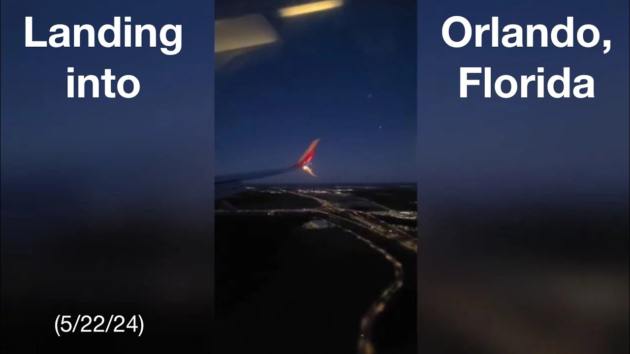 Evening arrival in Orlando (MCO) Southwest Airlines 