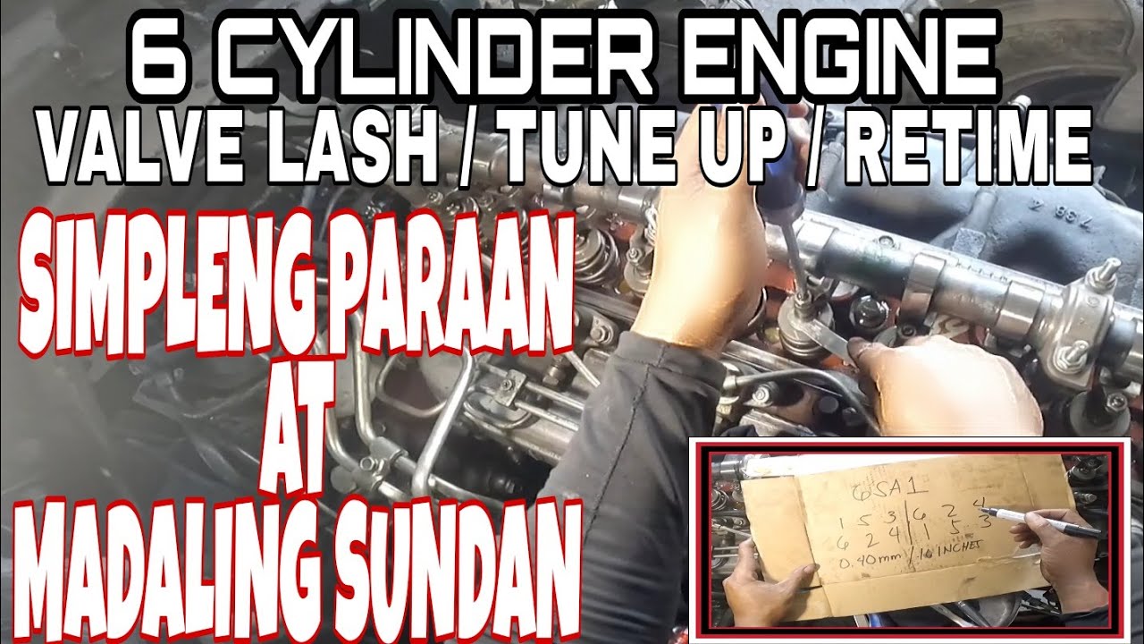 PAANO MAG TUNE UP NG 6 CYLINDER ENGINE? || BEGINNERS GUIDE TUTORIAL