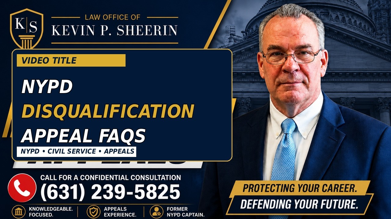 NYPD Disqualification Appeal FAQS-NYPD psychological disqualification appeal attorney