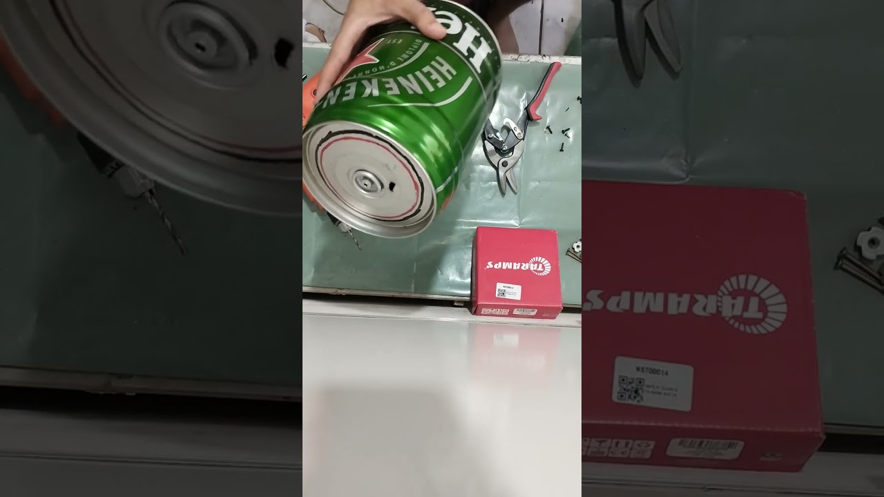 COMO CORTAR MANUALMENTE BARRIL DE HEINEKEN PARA COLOCAR ALTO FALANTE