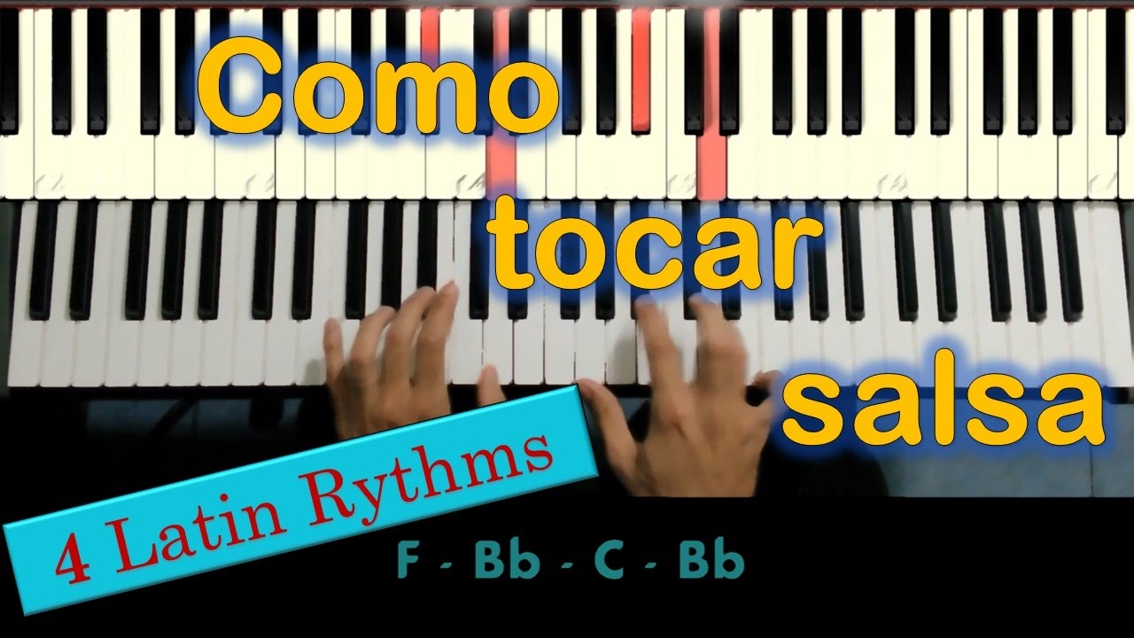 4 Ritmos Latinos para PIANO / Bomba Plena Chachacha Son montuno / MoroMusicPiano