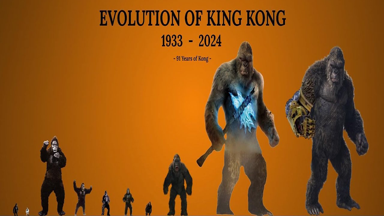 King Kong Evolution 1933–2025 | The Complete History of the Eighth Wonder