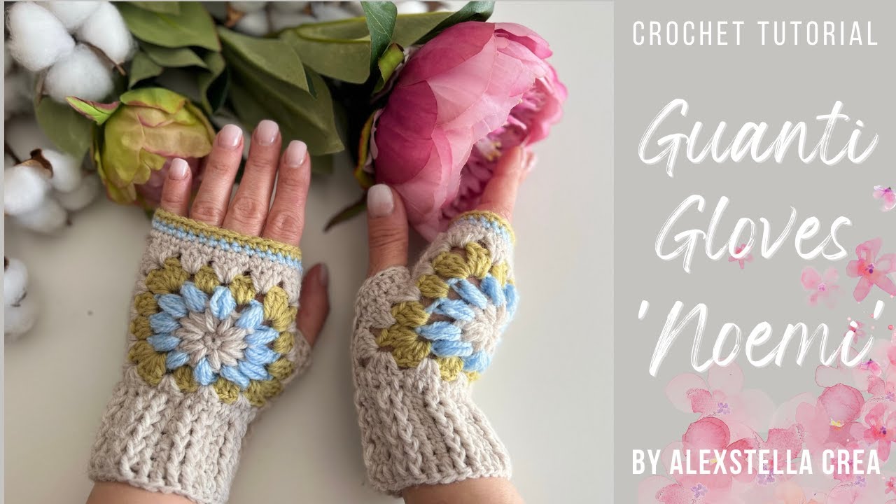 TUTORIAL FACILE Guanti Uncinetto - EASY Crochet Gloves 