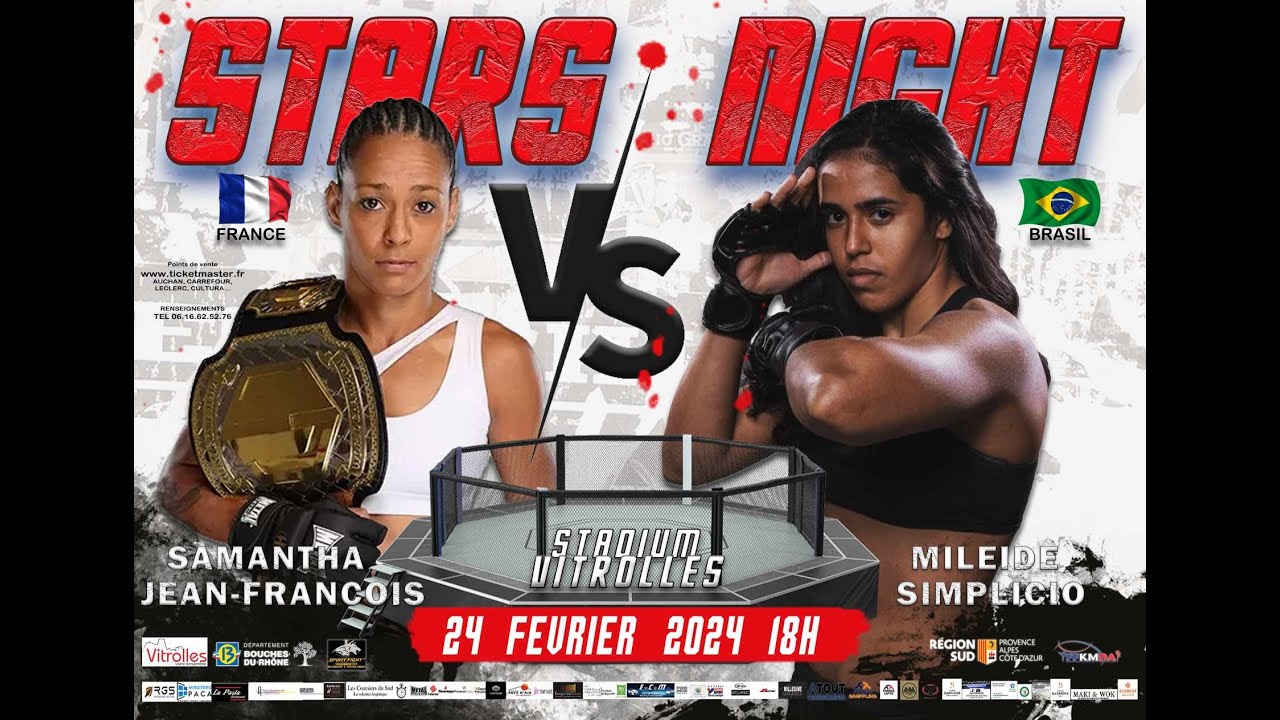 Samantha JEAN FRANCOIS vs Mileide SIMPLICIO By @vxstv  #star_night #Vitrolles