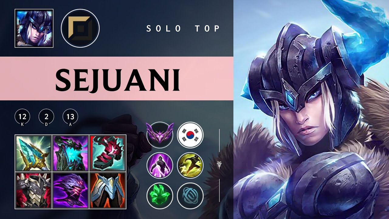 Sejuani Top vs Ambessa - KR Master Patch 25.24
