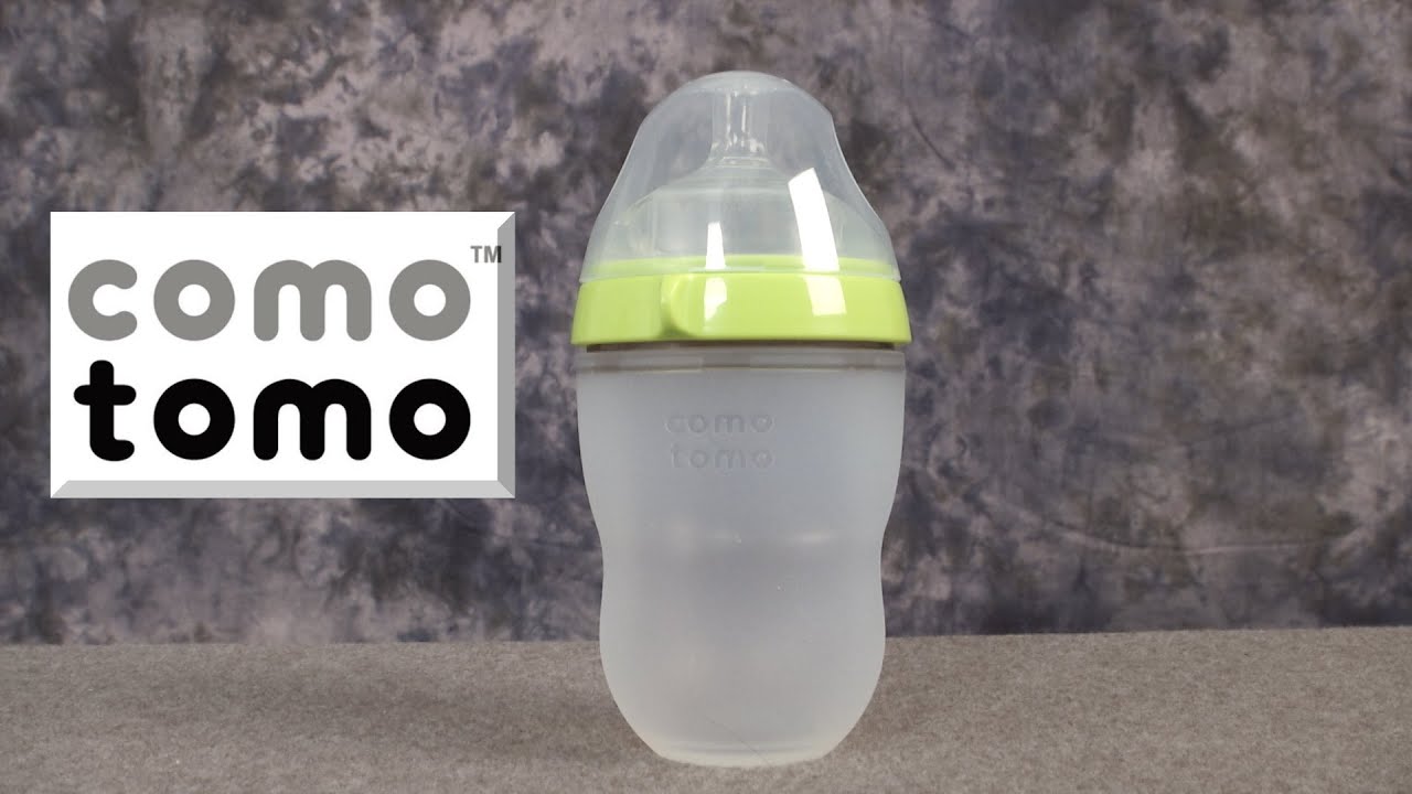 Soft Hygienic Silicone Baby Bottle from Como Tomo