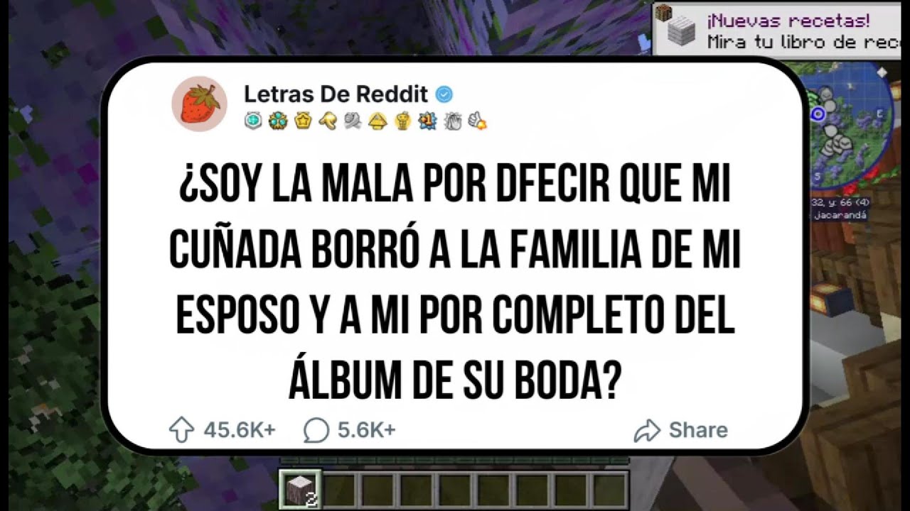 SOY LA MALA POR DECIR QUE MI CUÑADA NO NOS QUIERE PORQUE NO NOS PUSO EN SU ALBUM DE BODAS