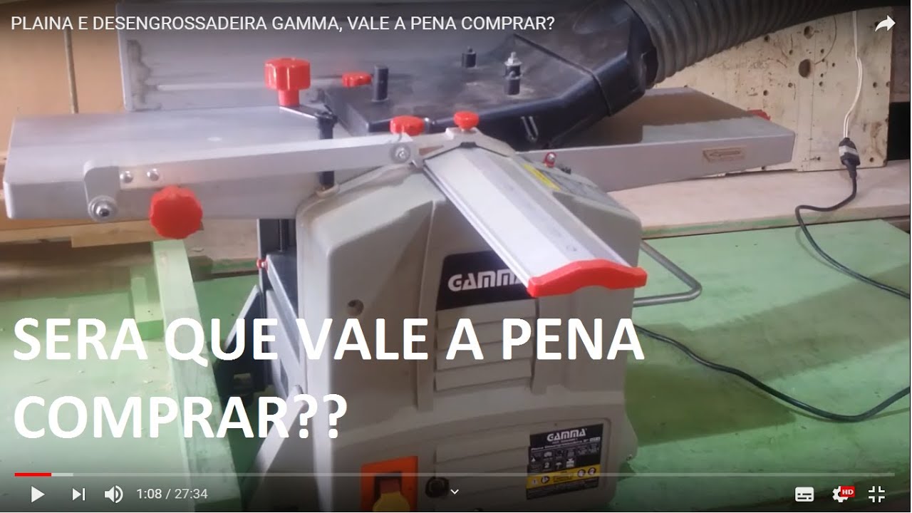 PLAINA E DESENGROSSADEIRA GAMMA, VALE A PENA COMPRAR?