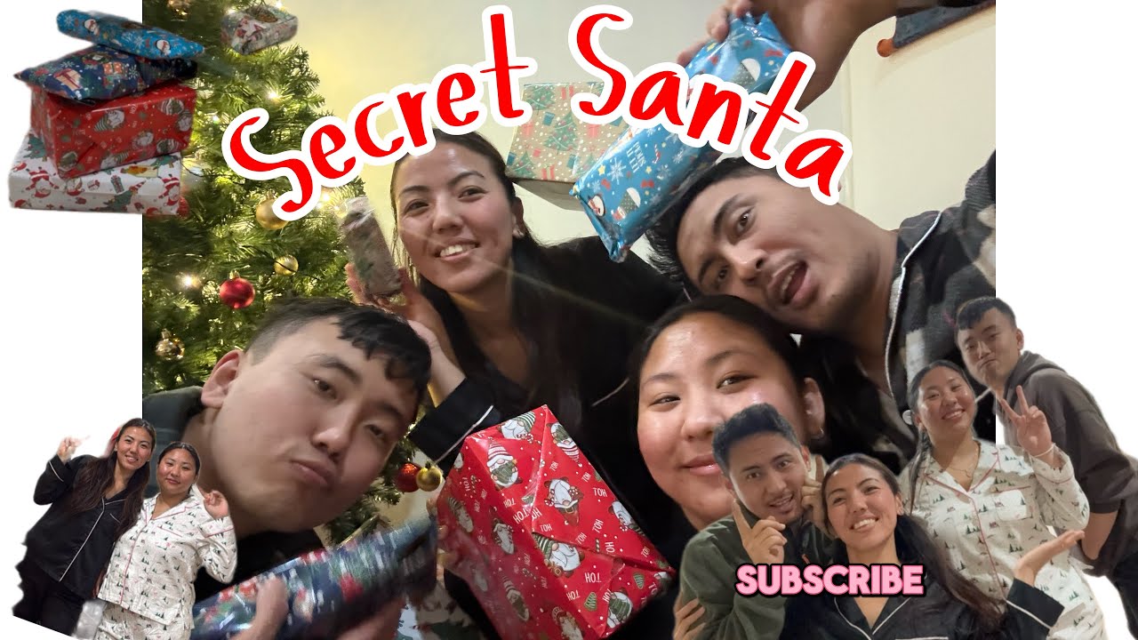 We played SECRET SANTA !! 🥳 watch to know who got who 😉 #christmas #canada #toronto #tibetanvlogger 