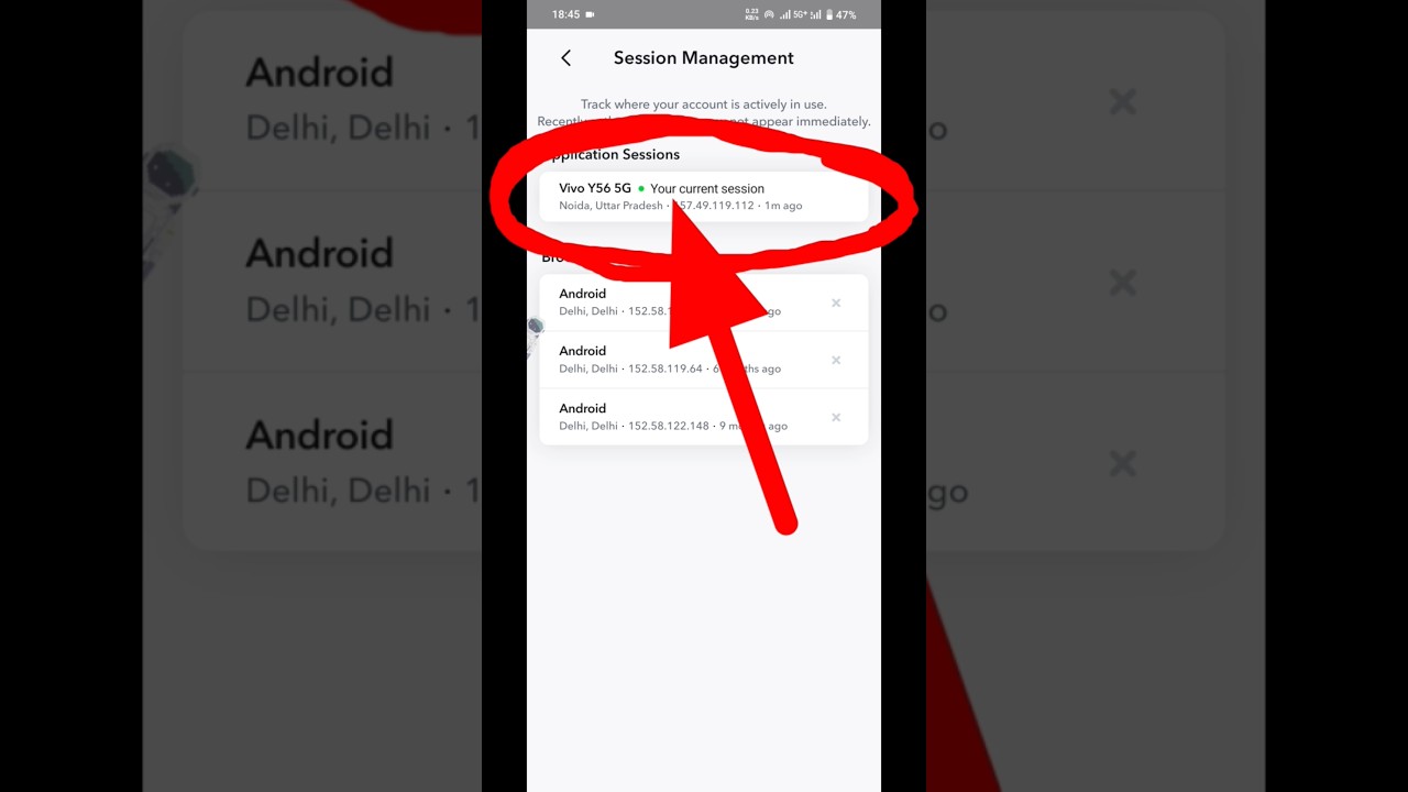 Snapchat I'd Kis Phone Me Login Hai Kaise Pata Kare | Snapchat Account Hack 😱😱 #snapchat​ #shorts