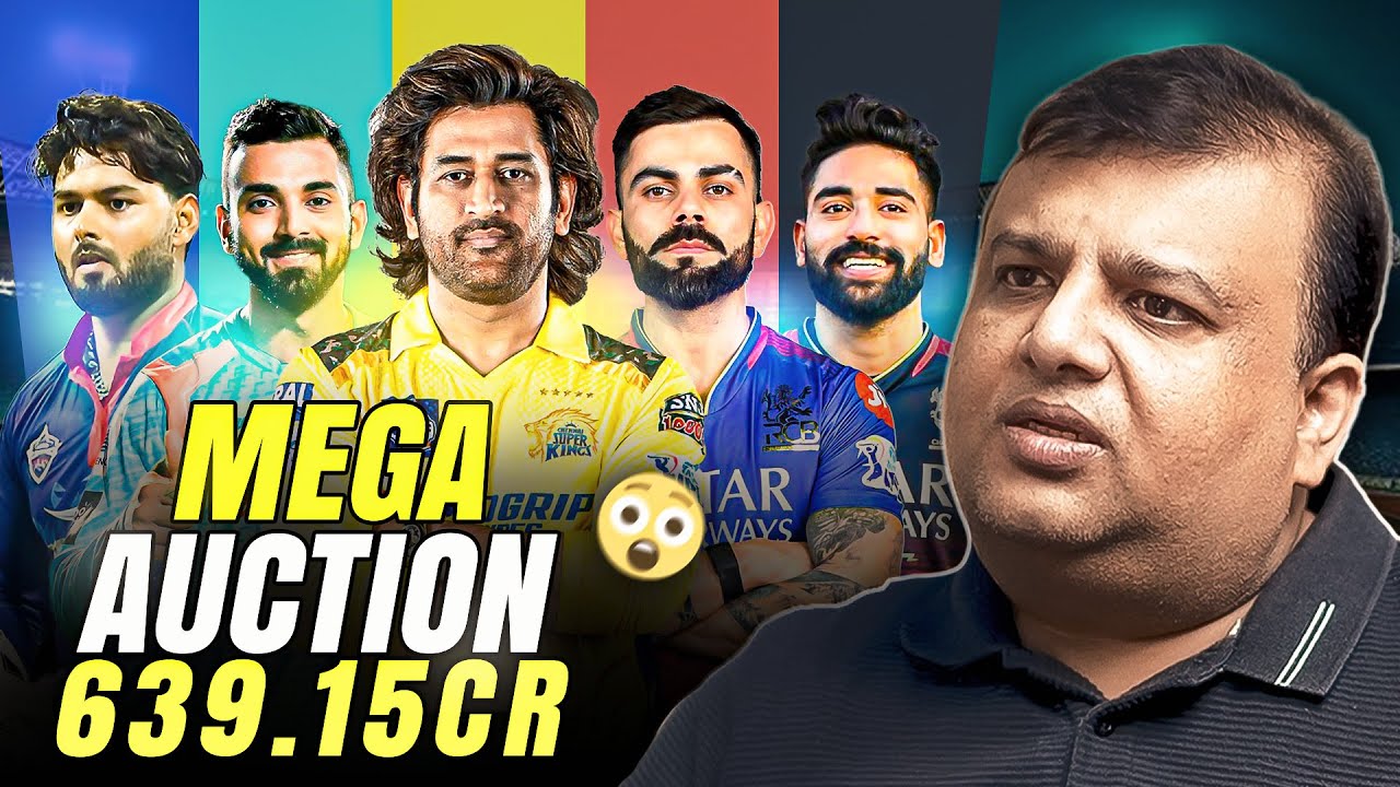 IPL 2025 Auction DETAILED and UNBIASED Analysis | Rishabh Pant worth 27 cr  ? | RCB Team Blunders |