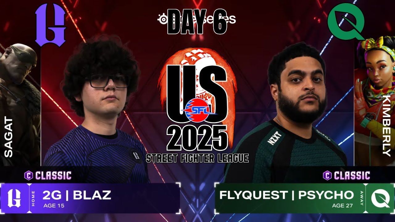 🔥 BLAZ (Сагат) против PSYCHO (Кимберли) &mdash; Street Fighter League US 2025