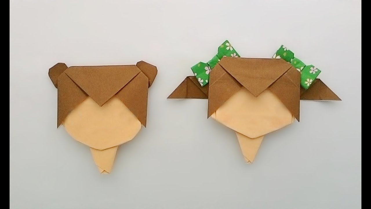 Origami Dango Bun Hairstyle / พับทรงผมซาลาเปา