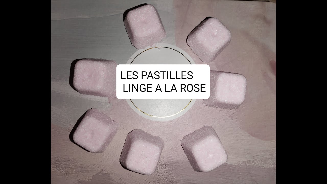 LES PASTILLES LINGE A LA ROSE #lessive