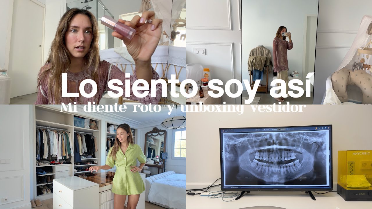 Lo siento, soy así. Mi diente roto y unboxing mueble vestidor ♥