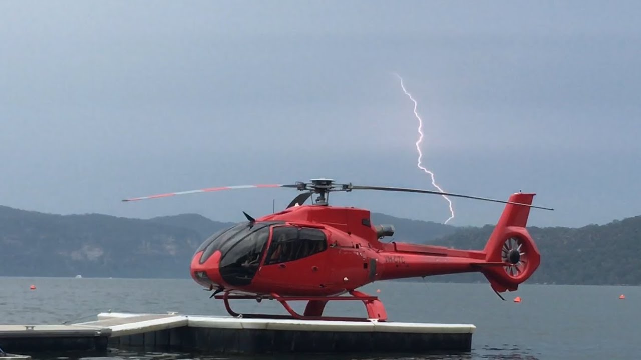 EC130 Startup & Takeoff from Peats Bite Restaurant