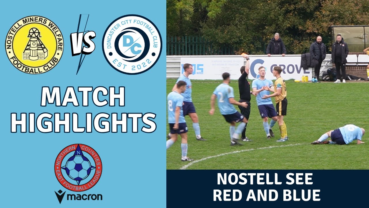 Nostell See Red And Blue - Nostell Miners Welfare FC v Doncaster City FC - Non League Football