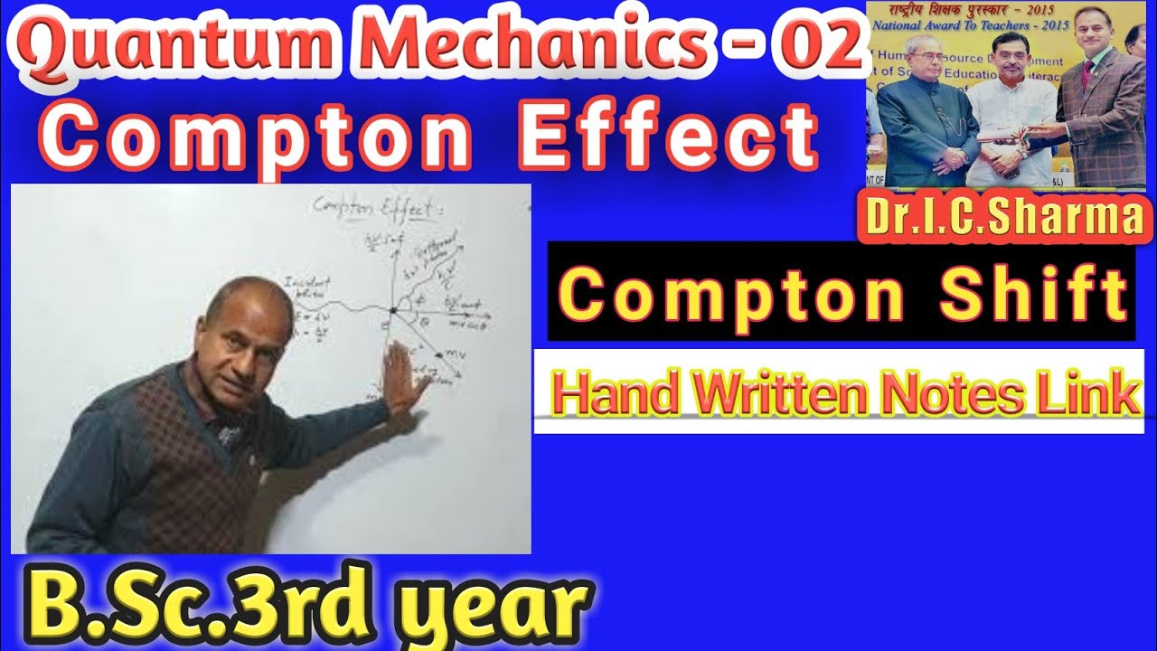 Compton Effect for B.Sc.|| Derivation of the Compton Effect || Compton Effect ||