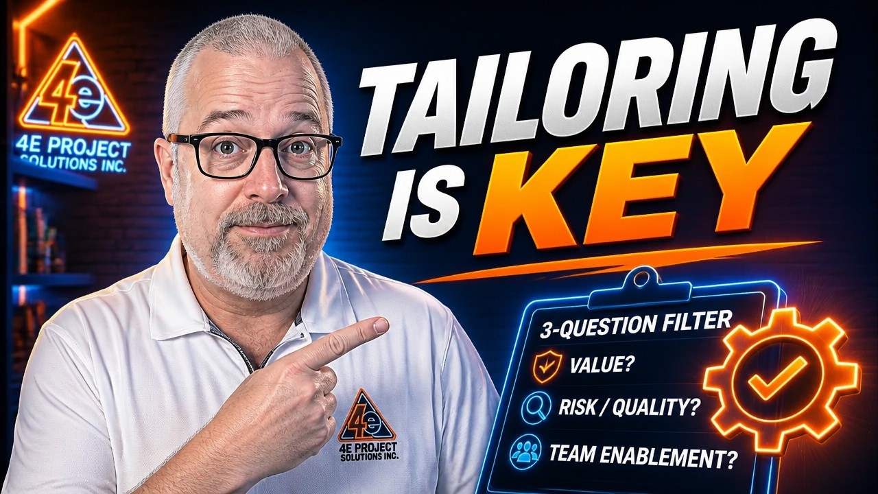 PMBOK 8 EP01 Tailoring Changes Everything