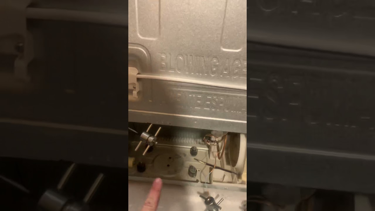 Blowing out an lg refrigerator with nitrogen