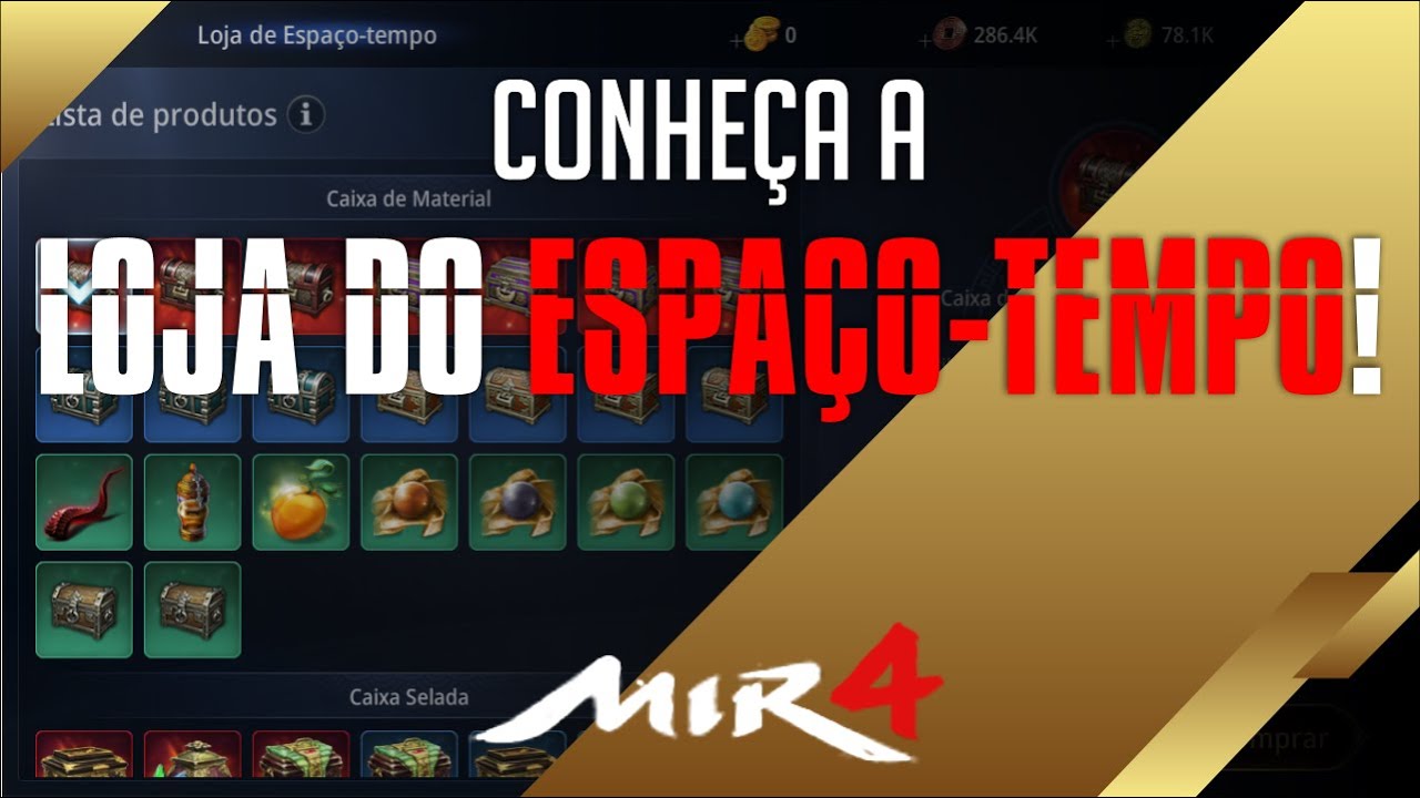MIR4 - COMO MELHORAR SUA CONSTITUI&Ccedil;&Atilde;O COM A LOJA DE ESPA&Ccedil;O-TEMPO!