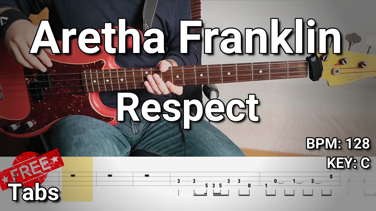 Aretha Franklin - Respect (Bass Cover) Tabs