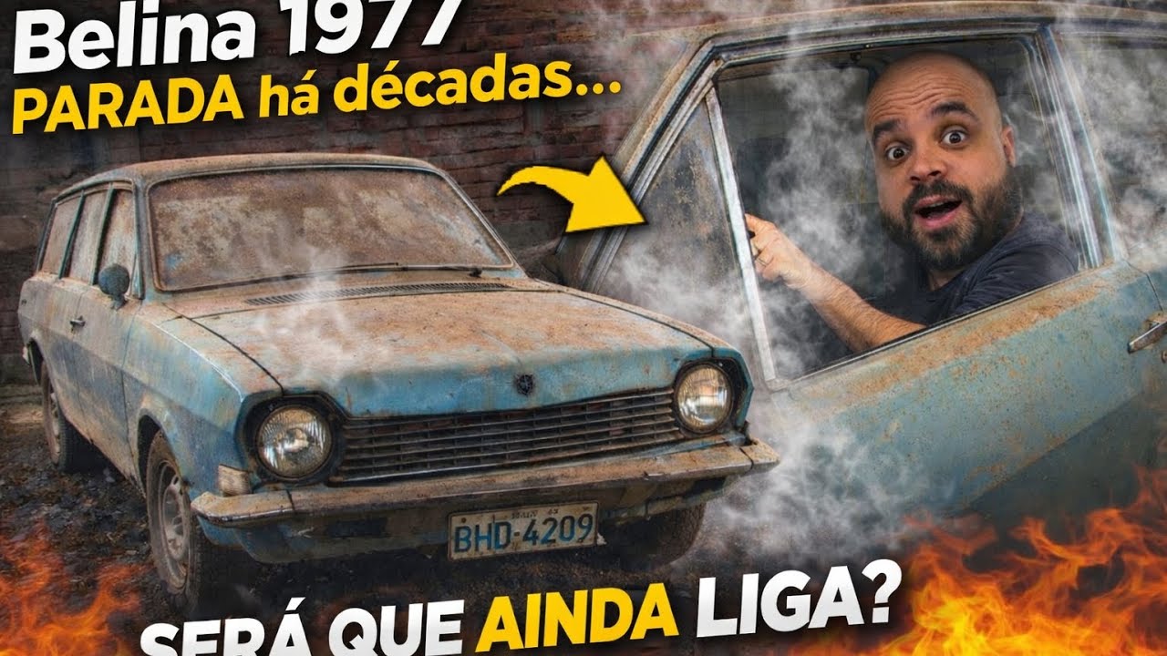 Resgatamos uma Belina 1977 ABANDONADA há anos…