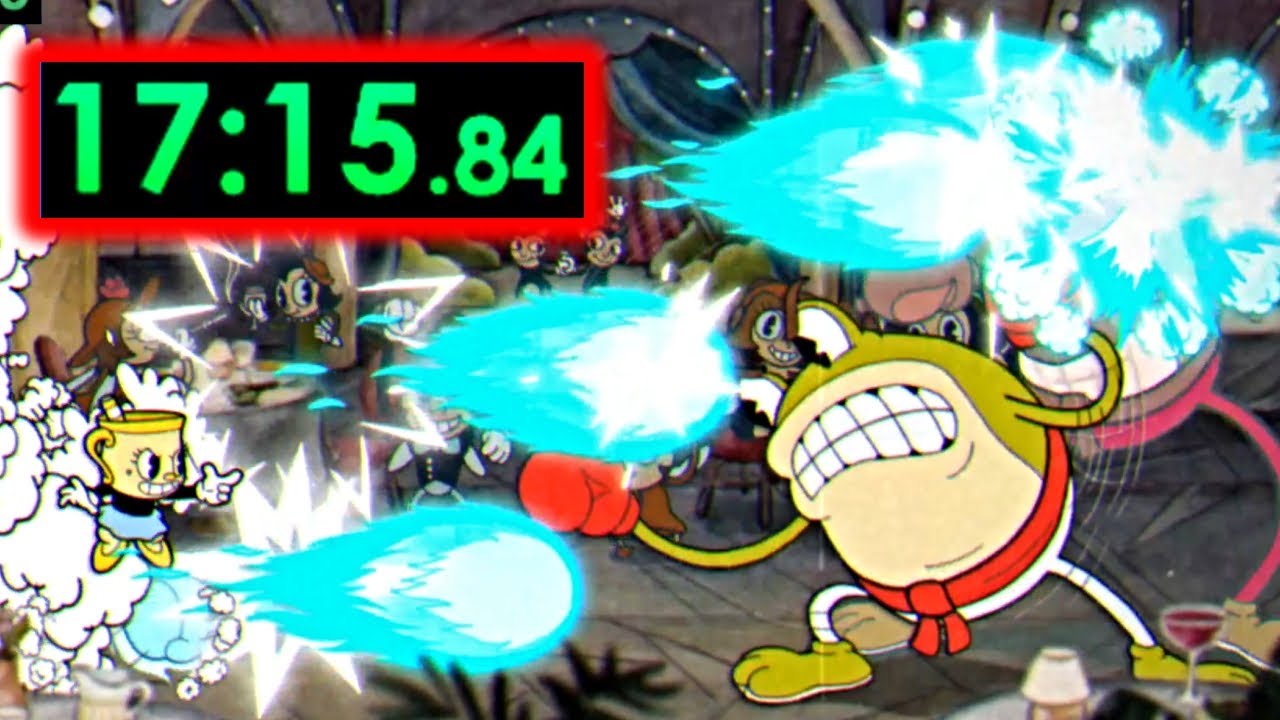 Speedrunning Cuphead + DLC With Ex Attack Beam Rush Mod