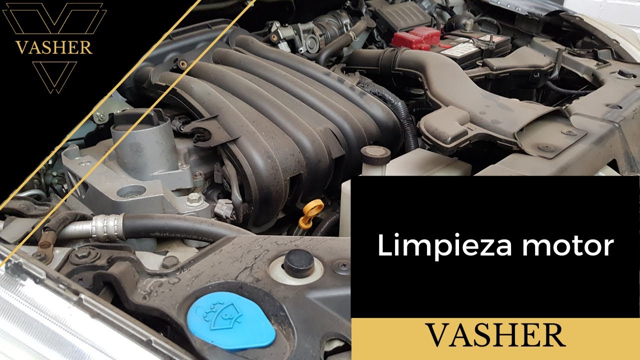 Limpieza de motor correcta | VASHER Chile - COMO LAVAR MOTOR CON HIDROLAVADORA.