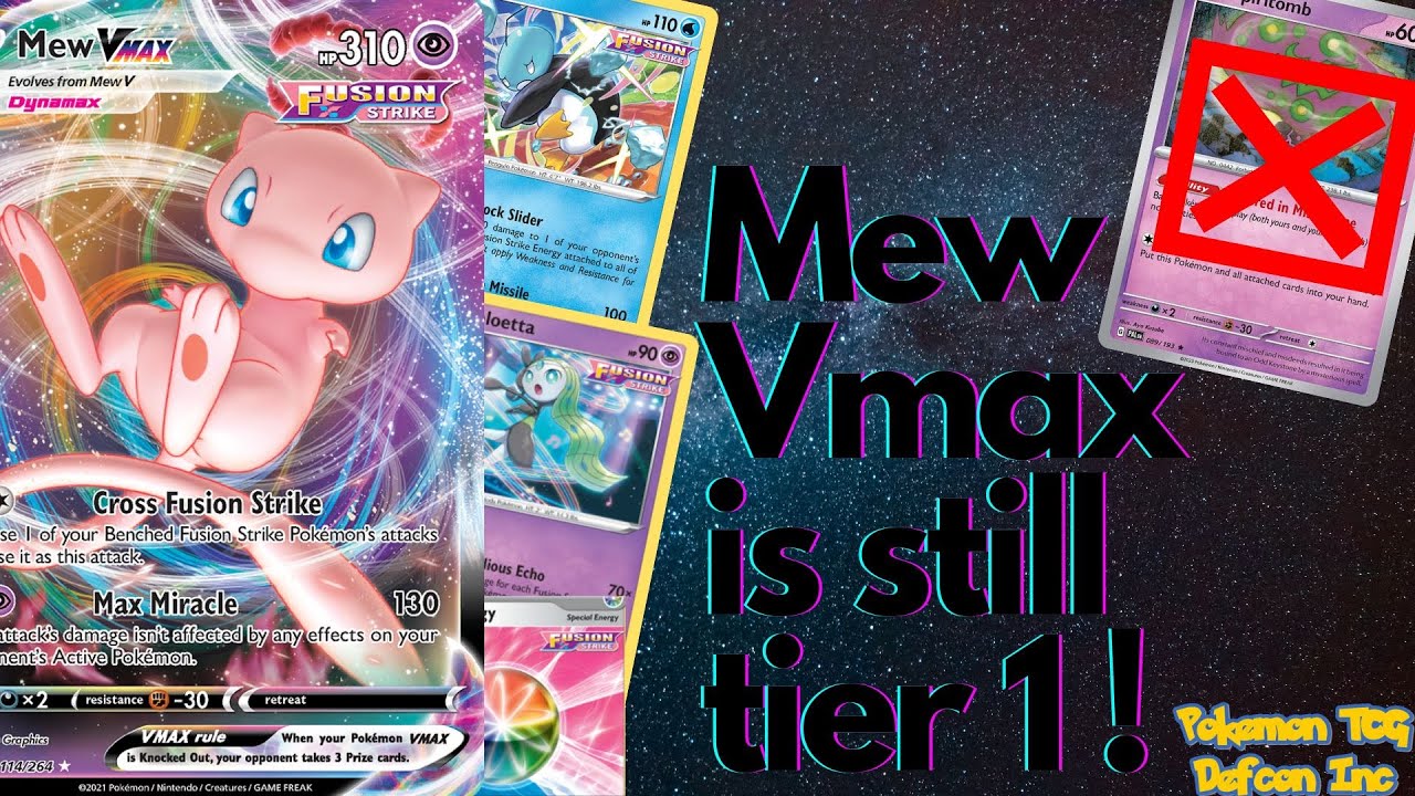 Play MEW VMAX Spiritomb is not a real card