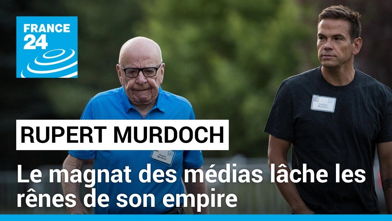 Rupert Murdoch lâche les rênes de son empire médiatique, son fils Lachlan lui succède