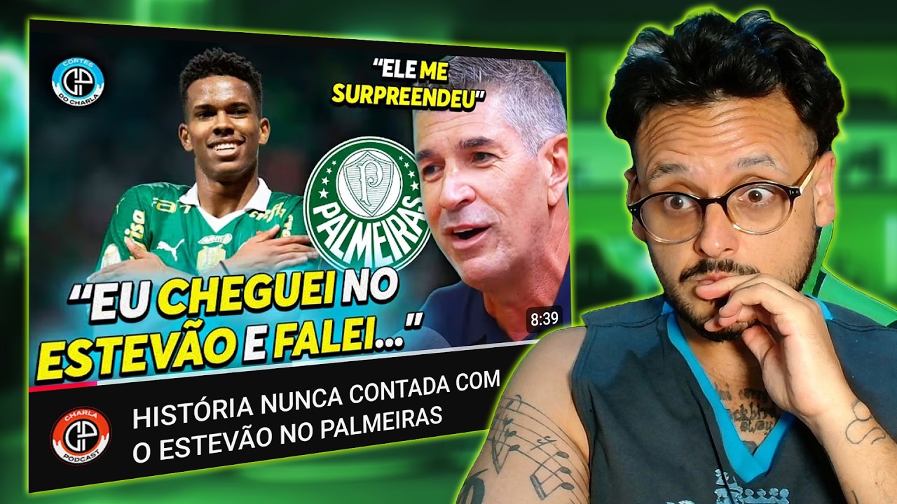 HISTÓRIA NUNCA CONTADA COM O ESTEVÃO NO PALMEIRAS [REACT]