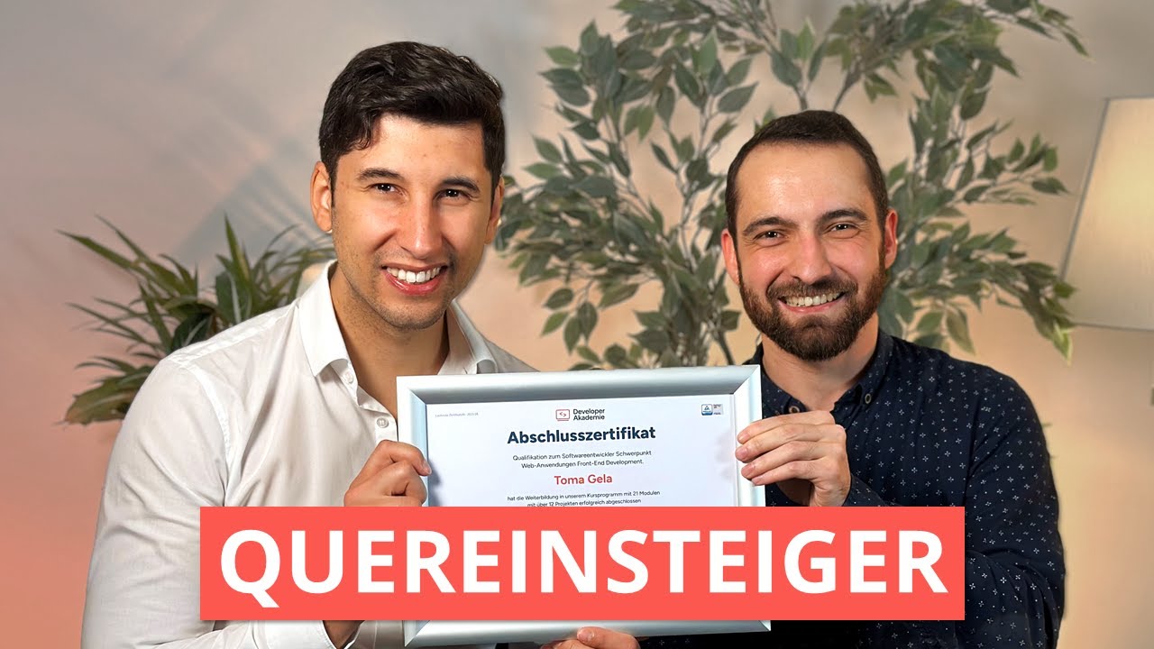 Vom Kundenberater zum Angular Entwickler - So wurde Toma Programmierer