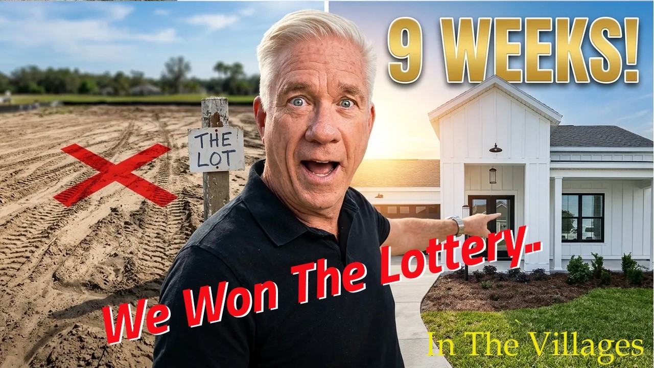We Won the Lottery... Then Built Our Dream Home in Just 9 Weeks | The Villages, FL