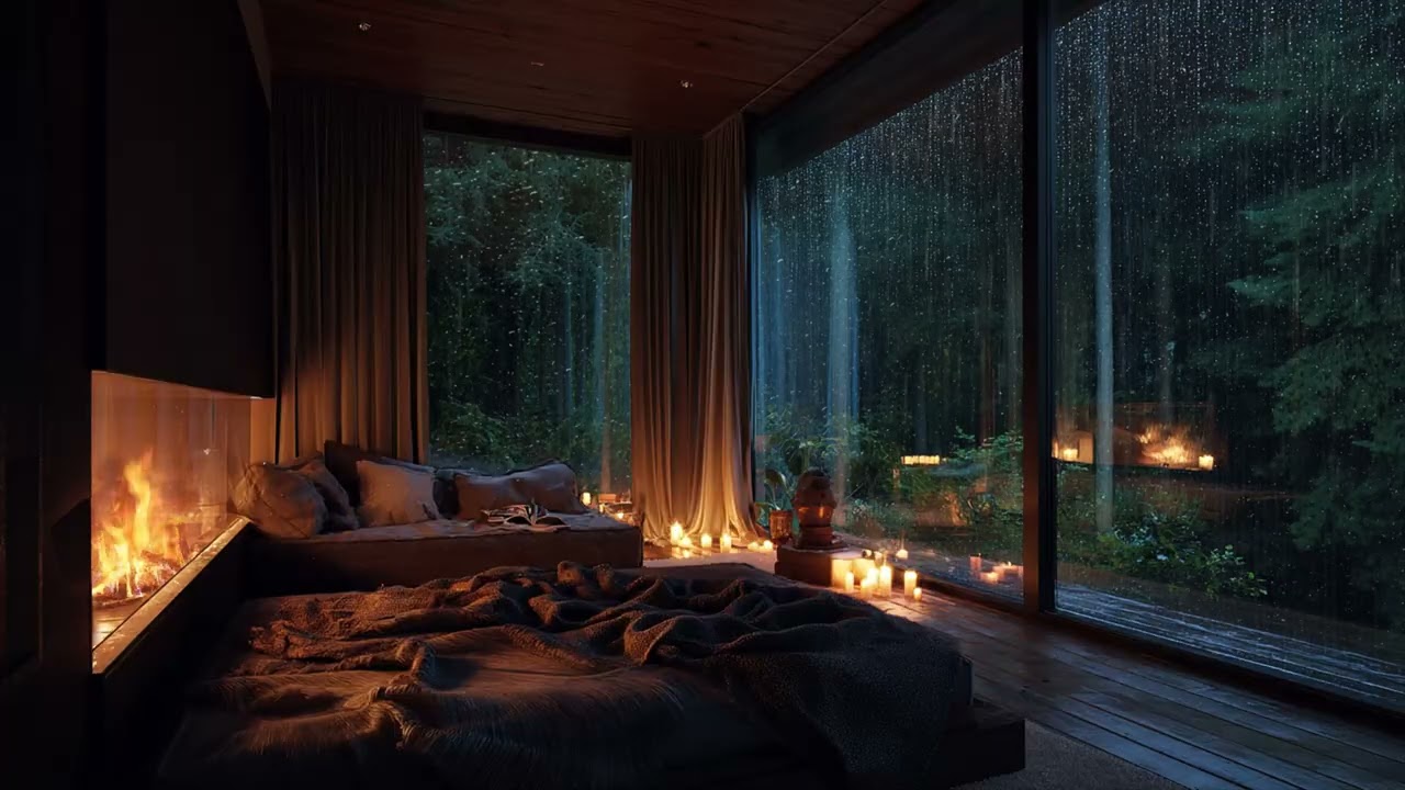 Drift Off Quickly with Soothing Piano and Rain Soundscape — for Deep Sleep and Insomnia Relief